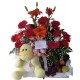 Lirios, Gerberas, Peluche