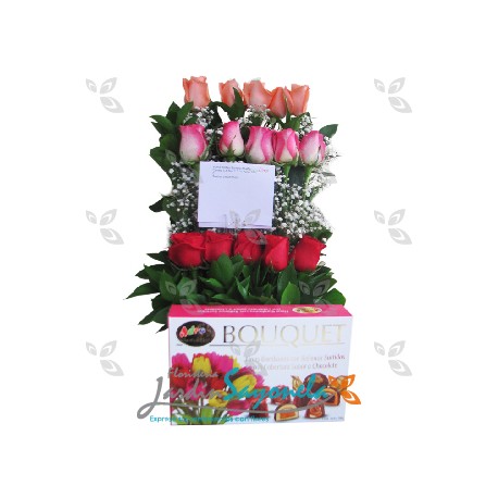 Rosas y chocolates