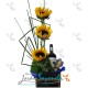 Arreglo de Girasoles en base de madera