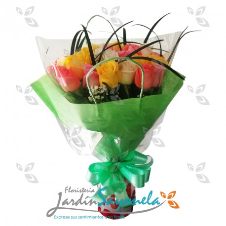 Bouquet de rosas surtidas