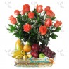 Frutero y rosas