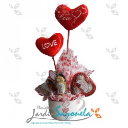 Mug Chocolates y Corazones