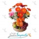 Gerberas y Frutas