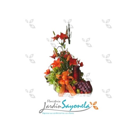Lirios y Frutas