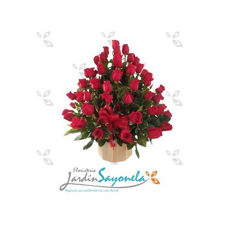 Arreglo de 36 rosas