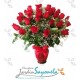 Arreglo de 24 rosas